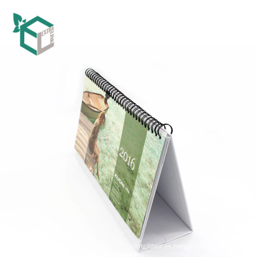 Calendario popular modificado para requisitos particulares de la impresión del tablero gris Calendario popular vendedor caliente